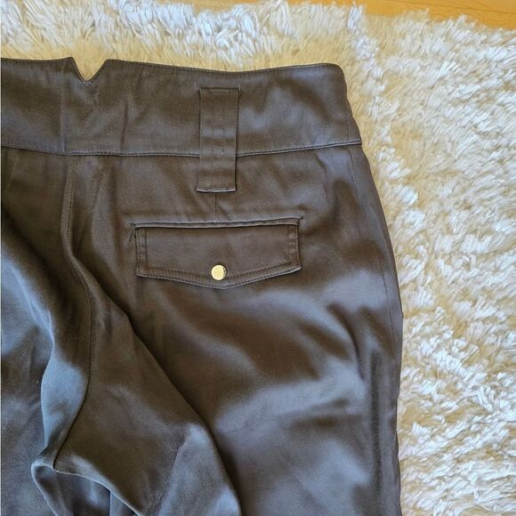 CACHE Vintage Y2k Capri Green Cargo Pants Utility Size 0 Vintage Grunge - Picture 8 of 10